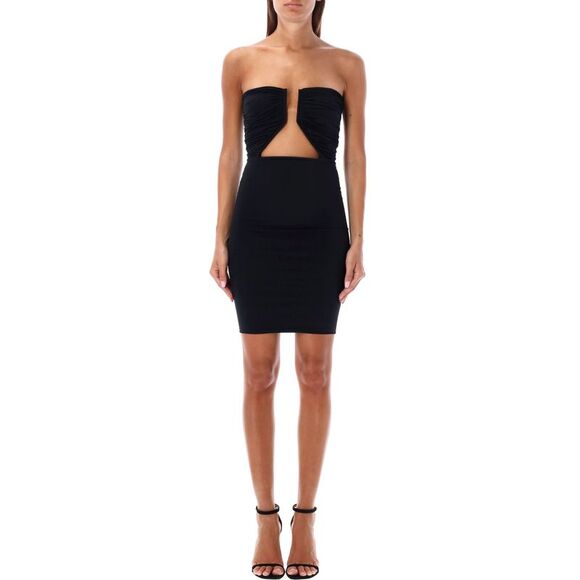 Sleek Cut-Out Mini Dress - Picture 1 of 3